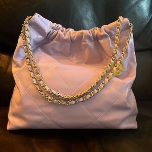 Lavender shoulder bag